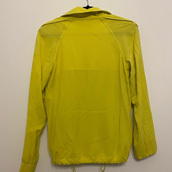 Babaton double crepe silk jacket in neon - never worn - Picture 2 of 2